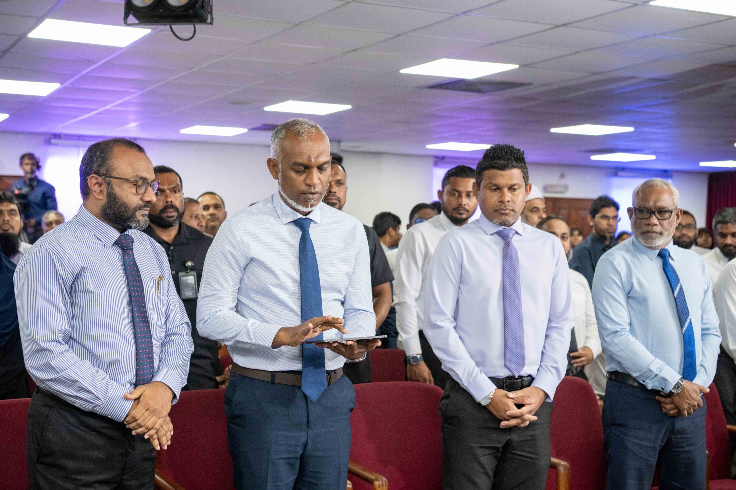 ޒަކާތު ހައުސް އިފްތިތާހުކޮށްދެއްވުމުގެ ރަސްމިއްޔާތުގެ ތެރެއިން -- ފޮޓޯ: ރައީސް އޮފީސް
