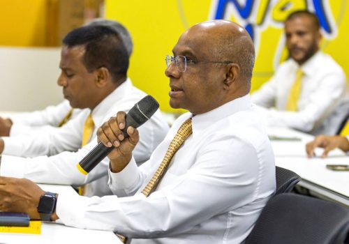 އެމްޑީޕީގެ ރައީސް އަބްދުﷲ ޝާހިދު