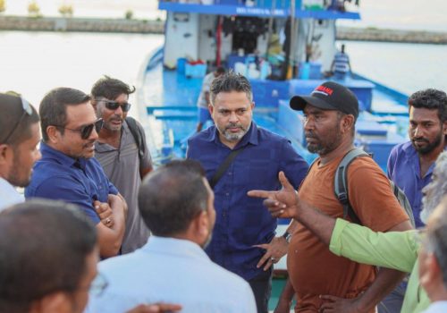 Fisheries minister Shiyam -- Photo: Dhiyares
