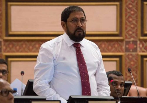 ޖުމްހޫރީ ޕާޓީގެ ލީޑަރު އަދި މާމިނގިލި ދާއިރާގެ މެންބަރު ގާސިމް އިބްރާހިމް
