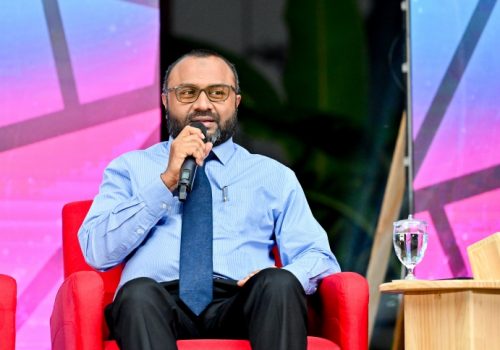 Minister of islamic affairs Dr. Mohamed Shaheem Ali Saeed