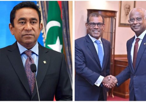 ކުރީގެ 3 ރައީސުން-ފޮޓޯ: ރައީސްޮއޮފީސް އަދި އެޓޯލްޓައިމްސް