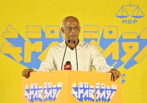 ކުރީގެ ރައީސް އިބްރާހީމް މުޙައްމަދު ޞާލިޙު -- ފޮޓޯ: އެމްޑީޕީ