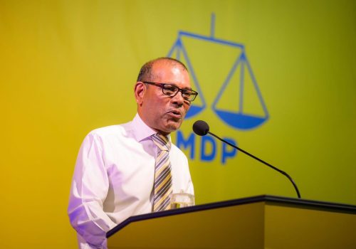 ކުރީގެ ރައީސް މުހައްމަދު ނަޝީދު -- ފޮޓޯ: އެމްޑީޕީ