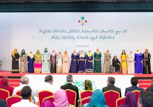 މާލޭ ސިޓީގެ އަންހެނުންގެ ތަރައްޤީއަށް މަސައްކަތްކުރާ ކޮމިޓީތަކުގެ މެމްބަރުން -- ފޮޓޯ: މާލޭ ސިޓީ ކައުންސިލް