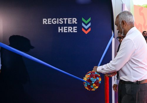 ރައީސް މުއިއްޒު މޯލްޑިވްސް ފައިނޭންޝަލް އެކްސްޕޯ 2026 ހުޅުއްވައިދެއްވަނީ -- ފޮޓޯ: ރައީސް އޮފީސް