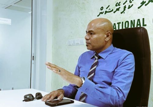 އެގްރޯ ނެޝެނަލް ކޯޕަރޭޝަން ލިމިޓެޑްގެ މެނޭޖިން ޑިރެކްޓަރުގެ މަގާމުގައި ހުންނެވި ހުސެއިން ދީދީ---ފޮޓޯ:ޕީއެސްއެމް