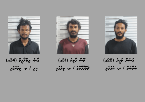 ވިލުފުށިން ހައްޔަރު ކުރި 3 މިިުން---ފޮޓޯ: ޕޮލިސް