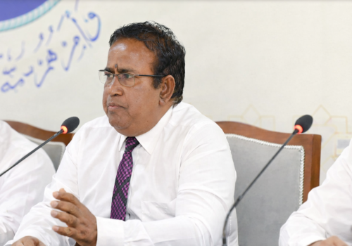 އެމްޑީޕީގެ ވަގުތީ ޗެއާޕާސަން އަބްދުލްޣަފޫރު މޫސާ(ގަޕޯ)-- ފޮޓޯ: މަޖިލީސް