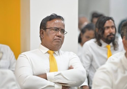 އެމްޑީޕީގެ ވަގުތީ ޗެއާޕާސަން އަބްދުލްޣަފޫރު މޫސާ (ގަޕޯ) -- ފޮޓޯ: ސަންގު