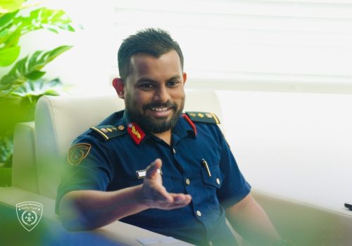 އިމިގްރޭޝަންގެ ކޮންޓްރޯލަރުގެ މަގާމުން ވަކިކޮށްފައިވާ މުހައްމަދު ޝަމްއާން ވަހީދު -- ފޮޓޯ: އިމިގްރޭޝަން