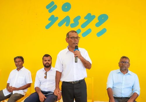 ކުރީގެ ރައީސް މުހައްމަދު ނަޝީދު --ފޮޓޯ: ލޫކަސް ޖަލީލި/އެކެސް