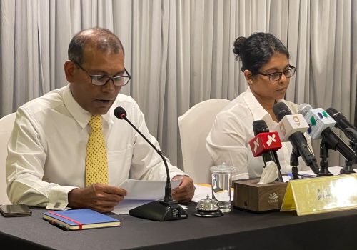 އެމްޑީޕީ ޤައުމީ މަޖިލީހުގެ 4 ވަނަ ދައުރުގެ 35 ވަނަ ބައްދަލުވުން ކުރިއަށްދަނީ. -- ފޮޓޯ: އެމްޑީޕީ