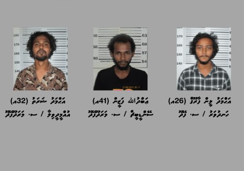 އައްޑޫގައި ހިންގި މަސްތުވާތަކެތީގެ އޮޕަރޭޝަންތަކެއްގައި ހައްޔަރުކުރި މީހުން --- ފޮޓޯ: ފުލުހުން