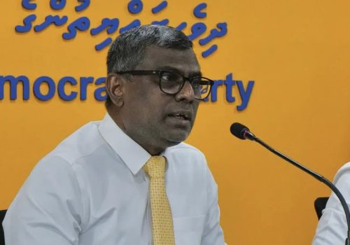 އެމްޑީޕީގެ ޑެޕިއުޓީ ޗެއާޕާސަން އިބްރާހިމް ވަހީދު (އިބްރޭ) -- ފޮޓޯ: އެމްޑީޕީ