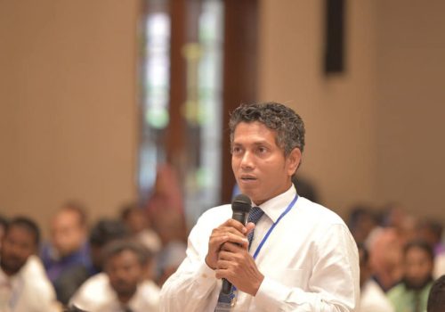 އައްޑޫ ސިޓީގެ ކުރީގެ މޭޔަރު، އަބްދުﷲ ސޯދިގު (ސޯބެ) - ފޮޓޯ: ފޭސްބުކް (ސޯބެ)
