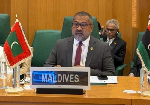 ސައުދީ އަރަބިއްޔާގެ ޖިއްދާގައި މިއަދު ބޭއްވި އިސްލާމީ އެއްބާރުލުންދޭ ޖަމިއްޔާ - މިނިސްޓްރީ އޮފް ފޮރެއިން އެފެއަރޒް