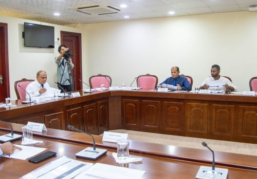 މިނިވަން މުއައްސަސާތަކުގެ ކޮމިޓީގެ ބައްދަލުވުމެއްގެ ތެރެއިން -- ފޮޓޯ: މަޖިލިސް